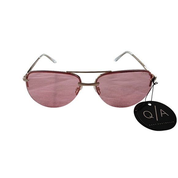 Quay Australia The Playa Sunglasses in Rose/Pink main image 5
